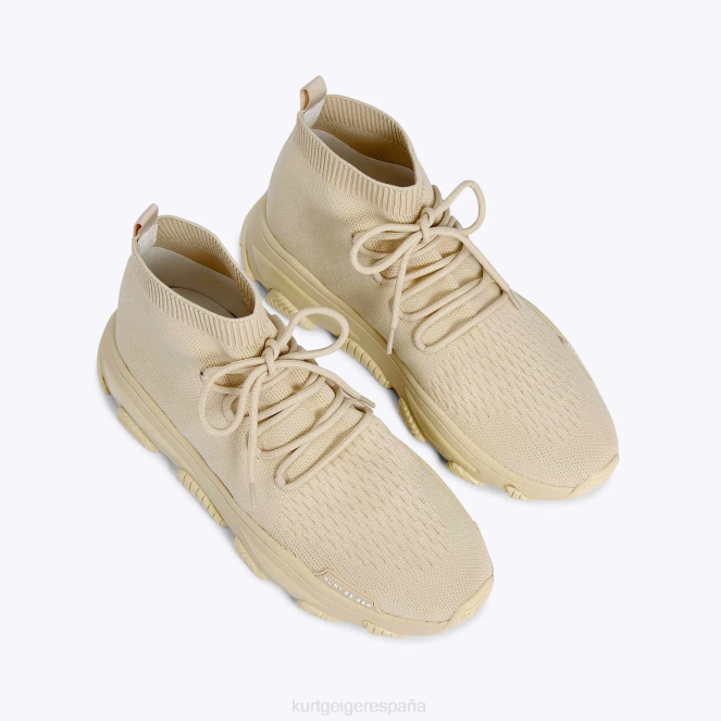 Kurt Geiger hombres encaje de punto lettie de Londres 2LPR609 | calzados beige